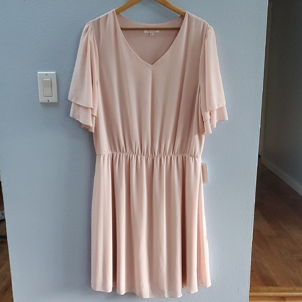 NeeSee's Modest Boutique Elegant Pink Dress